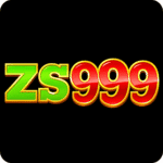 ZS999 Game logo with green and red 3D lettering on a black background