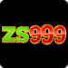 ZS999 Game logo with green and red 3D lettering on a black background